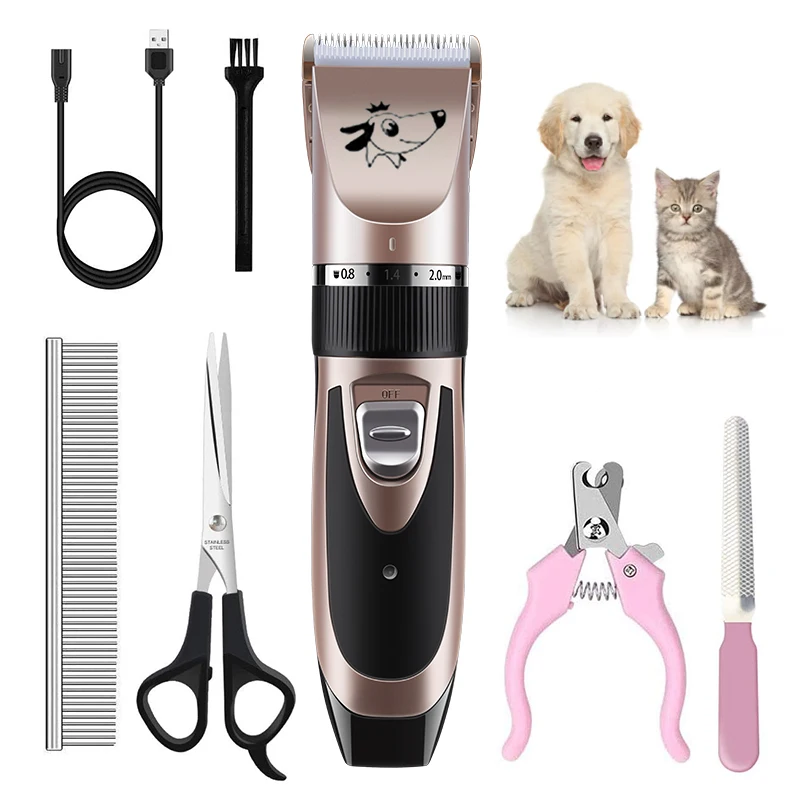 

Professional Low-Noise Pet Grooming Clippers Cat Hair Trimmer Dog Clippers