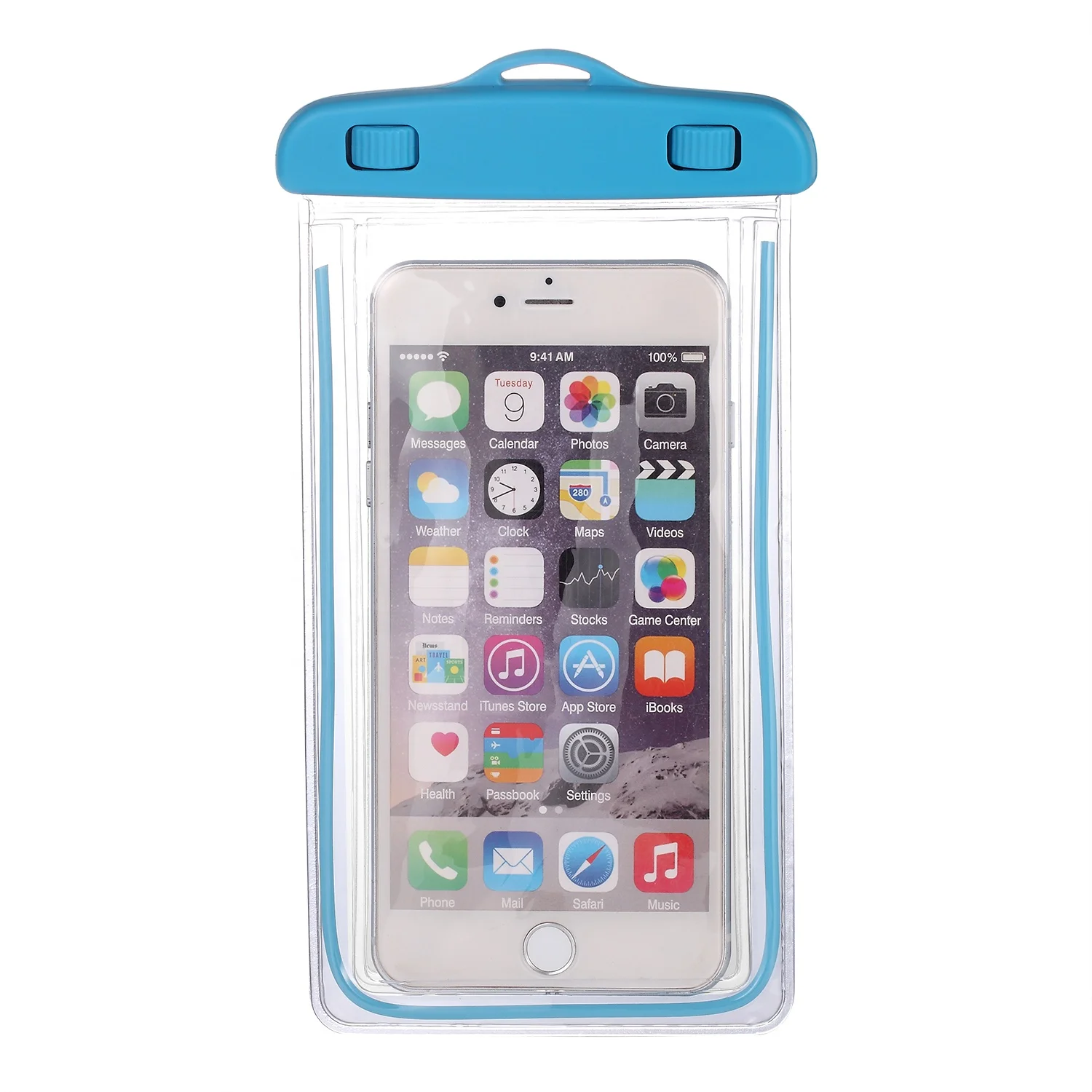 

Unique mobile phone accessories waterproof cell phone bag PVC case for iphone X