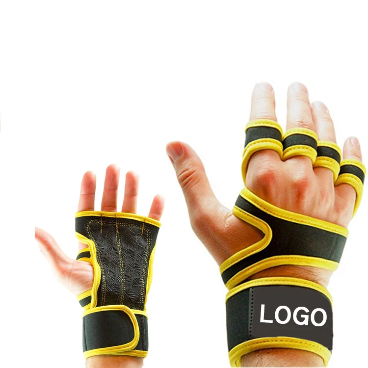 

2021 New Style Custom Logo Wholesale Men Cross Training Fitness Weight Lifting Gym Gloves For Workout