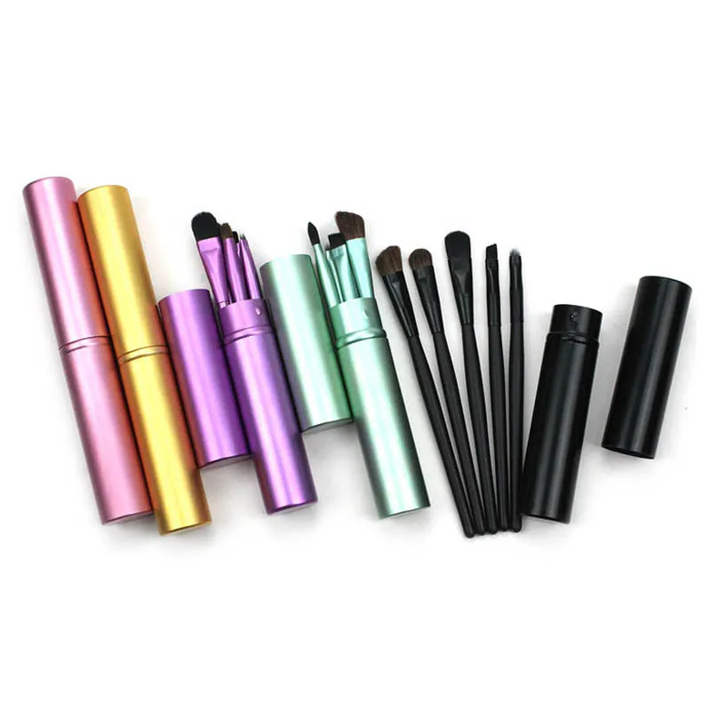 

Best Selling Professional 5 PCS Pony Hair with wood Handle Eyeshadow Makeup Brush Set