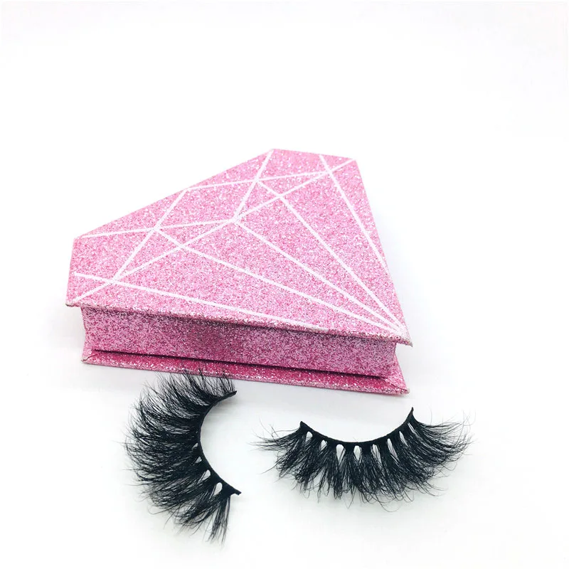 

Custom eyelash packaging Private Label ,New arrival Handmade Strip 25 mm Mink Eyelashes