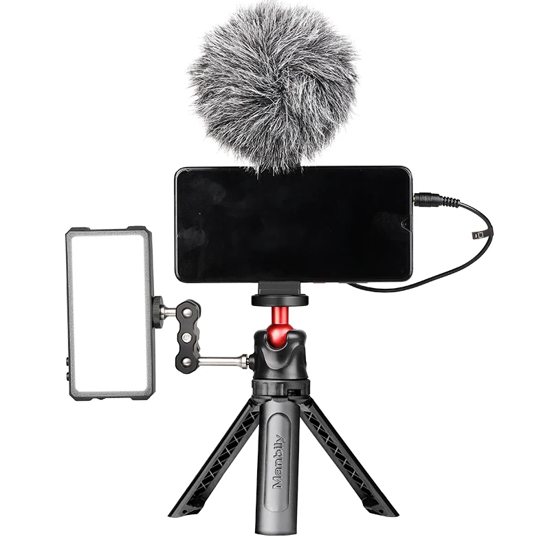 

Manufacturer Condenser Microphone Video Microphone with Windshield for Smartphones DSLR Cameras and Video Cameras VM-M10