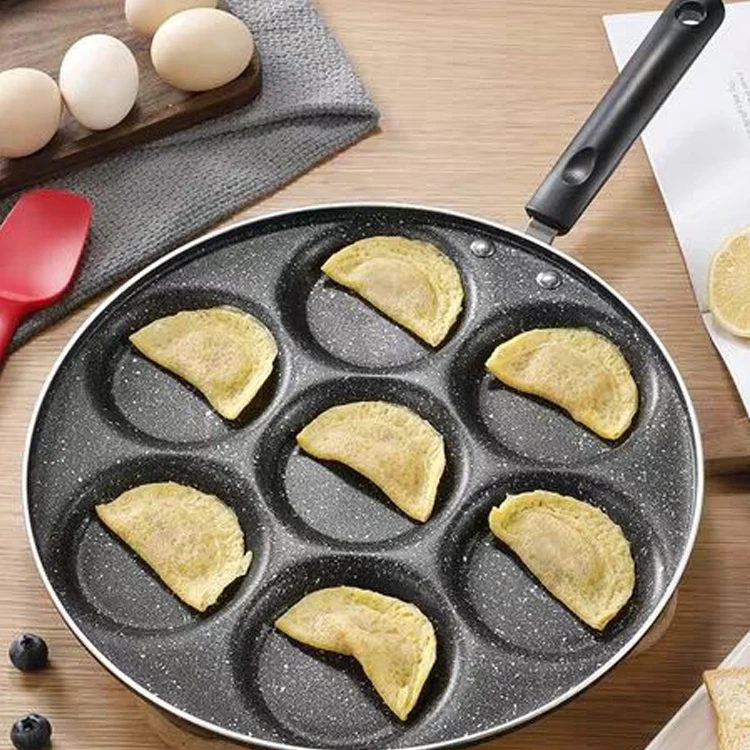 
Factory Customized quail multi egg frying pan with different beautiful pattern 