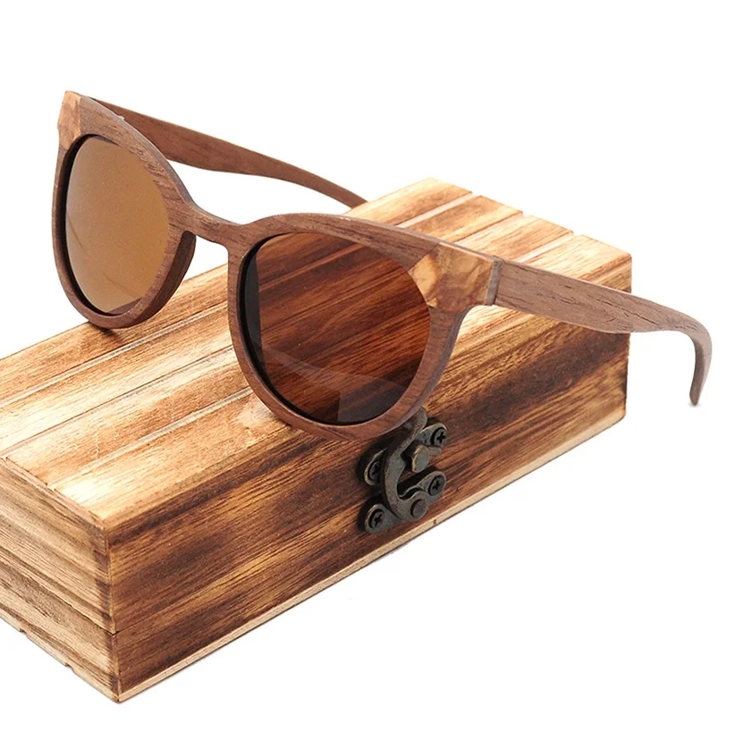 

Summer Sunglasses With Veneer Wooden Material Polarized Ocean Beech Sun Glasses