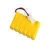 nicd aa 400mah 7.2v rechargeable nicad battery pack with solder tabs for inflatable emergency light tower