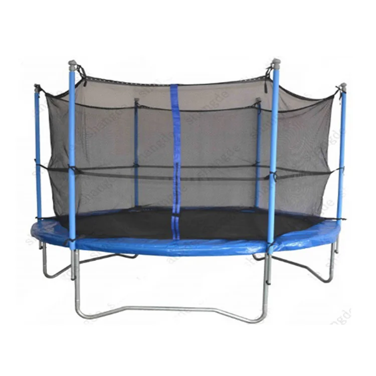 

Sundow Wholesale Kids Cheap 8Ft Trampoline,Jumping Trampoline With Protective Net, Blue,pink,green,yellow,black
