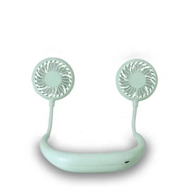 
OEM Outdoor Sports Portable Folding Hanging Neck LED Charging USB Mini Fan 