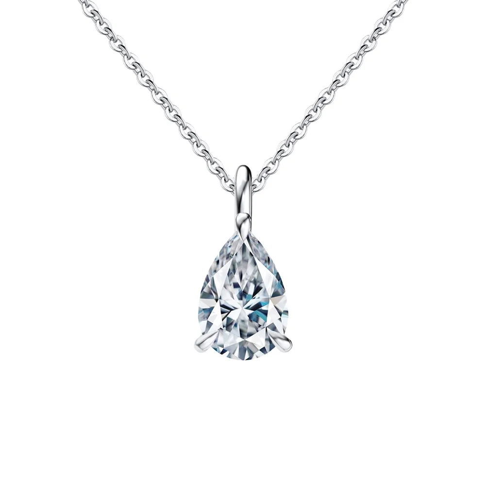 Rinntin LZN04 New Arrival Chain Necklace Wedding Accessories 8A Cubic Zirconia Bridal Wedding Diamond Necklaces Women Party