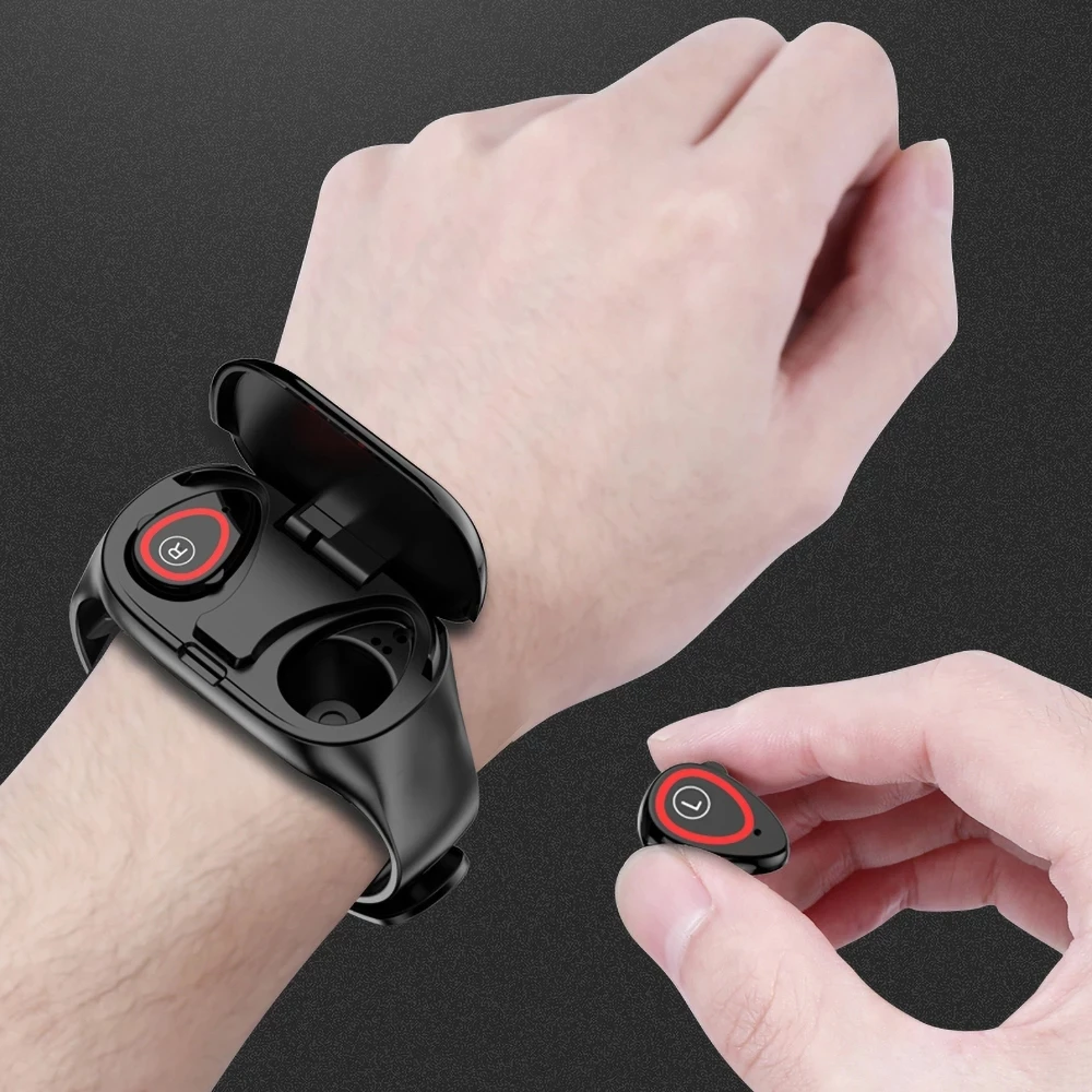 

Newest Ai Smart Watch M1P With Tws Earbuds With Heart Rate Monitor Earphone