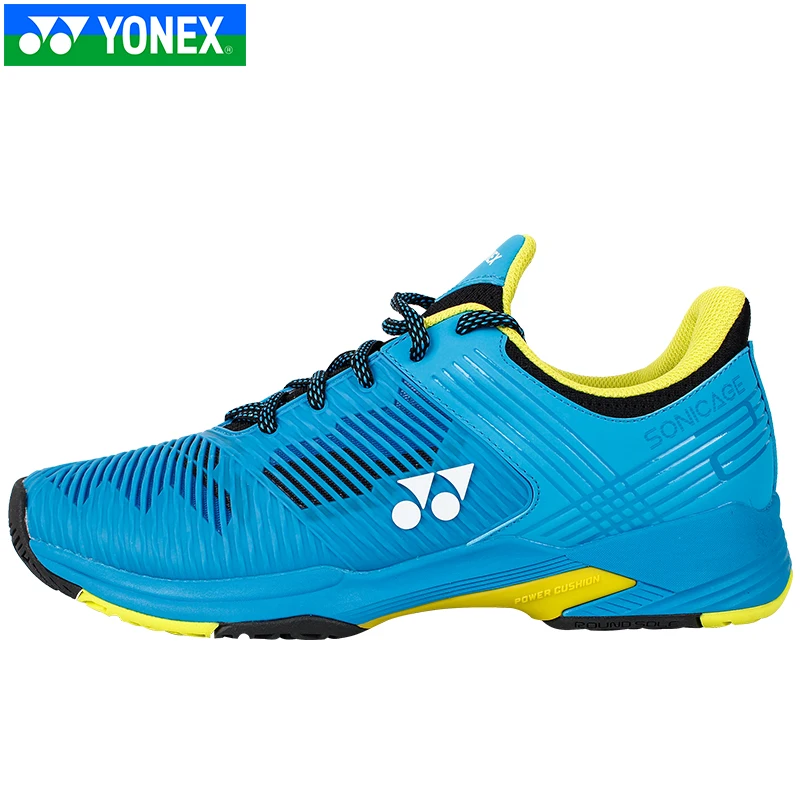 

Yonex Shoes SHT-TS2 Power Cushion+ Badminton Shoes Tennis Shoes, Sapphire navy