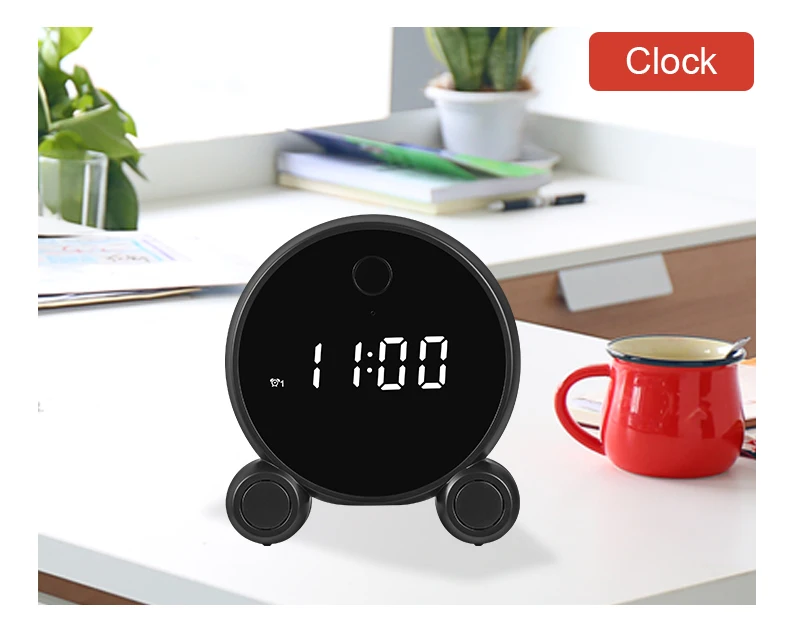 

Invisible Wifi Hidden Video Surveillance Camera Online Wifi Smart Clock Camera