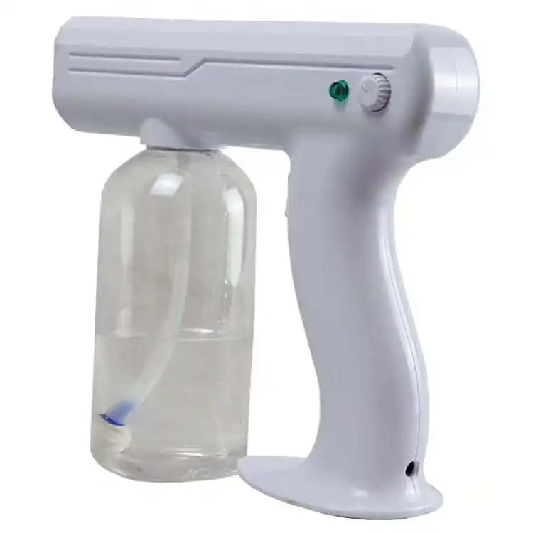 

10W 800ml Nano Water Hair Care Blue Light Sterilizer Smoke Fog Machine healthy lifestyle sterilization gun, White