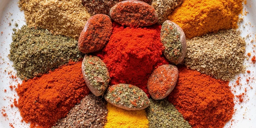 Homemade spice blends in mason jars on a sunny windowsill
