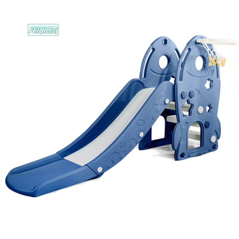 

New kids plastic indoor playground slide, Pink/turquoise