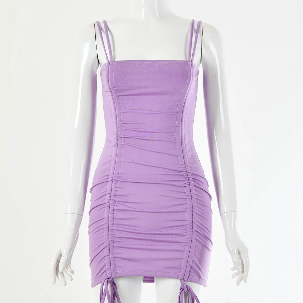 

2021 women dresses summer clothes women solid sexy bodycon dress