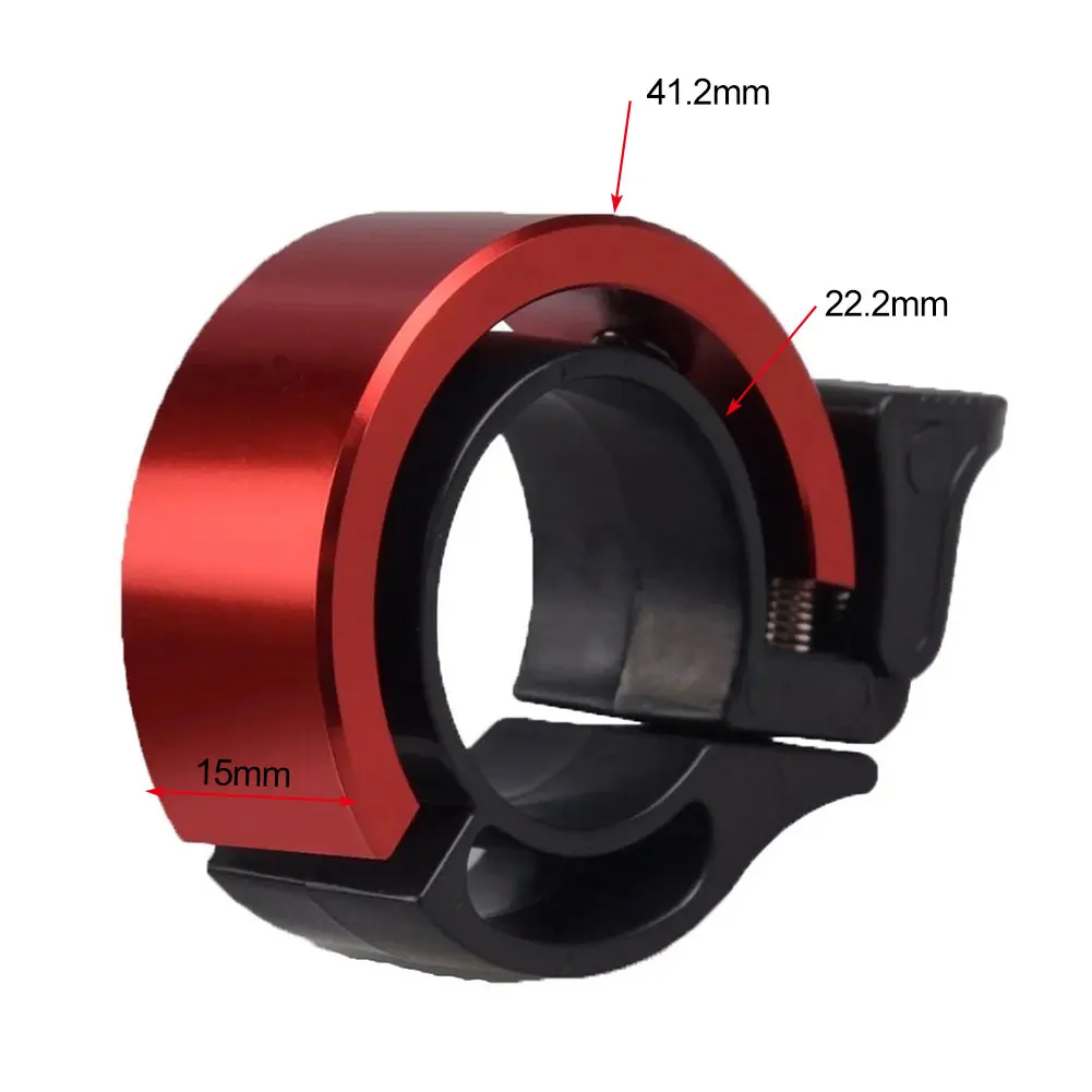 

New Image Alloy Bicycle Bell MTB Bike Horn Ring Sound Alarm For Safety Cycling 22.2-22.8 mm Handlebar Call Bike Accessories