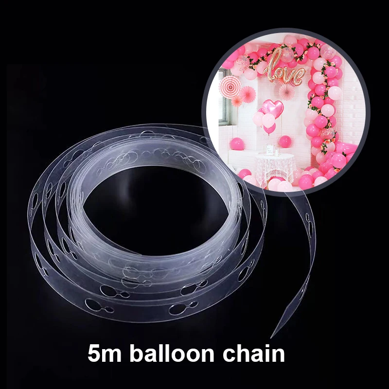 

Wholesale hot sale party decoration balloon accessories 5m chain for balloon garland arch kit