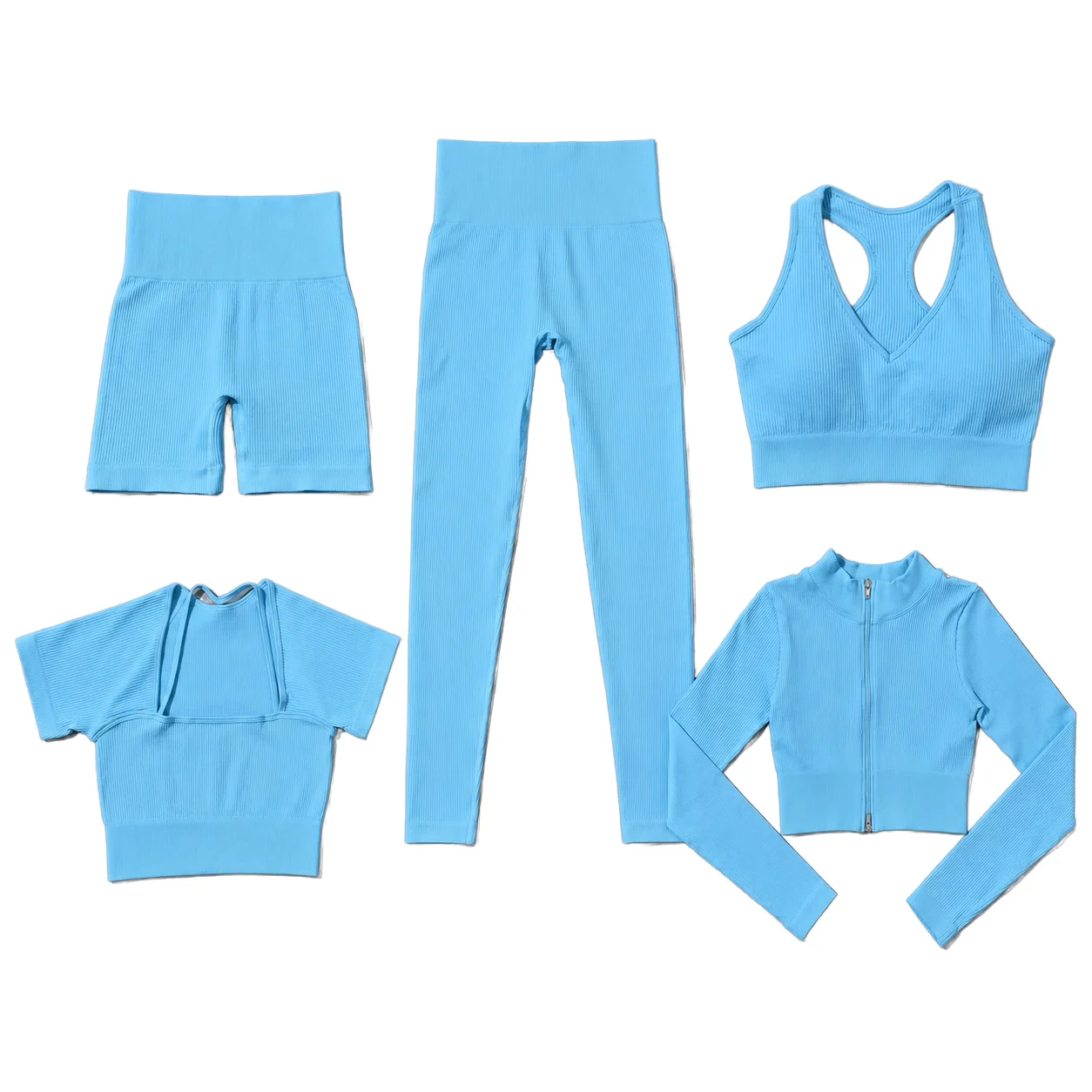 Quick-Dry High-Waisted Tight-Fitting Yoga Set