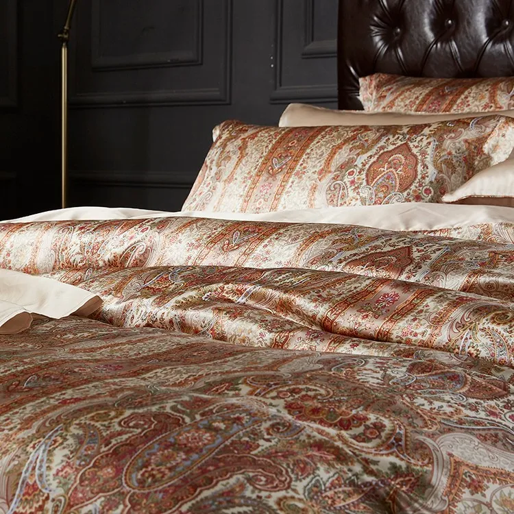 Top Quality Luxury Organic Natural Pure Mulberry Silk Bedding Set Sheet