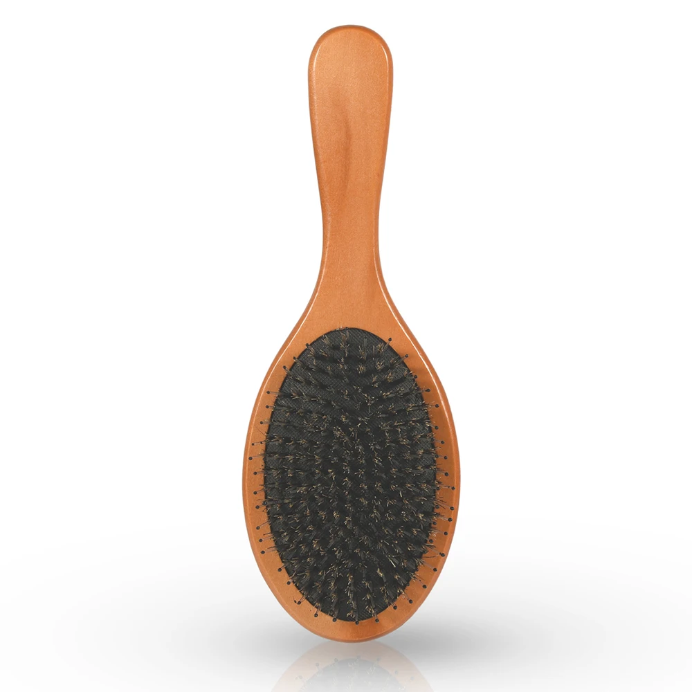 

Free Sample Custom Wooden Hair Brushes Natural Wood Paddle Vent Massage Hair Brush Comb Boar Bristle Hair Brush