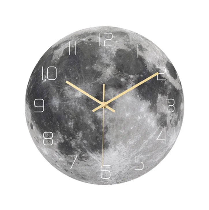 

Tempered glass personality wall clock Amazon hot sale mute home decorative clock, Shown in figure