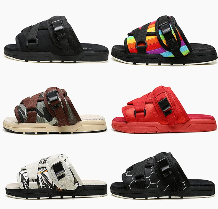 

Fashion slippers new women men summer lady casual anti-slid muffin footwear home shoes men beach flat woman men's sandal shoes, As picuture show