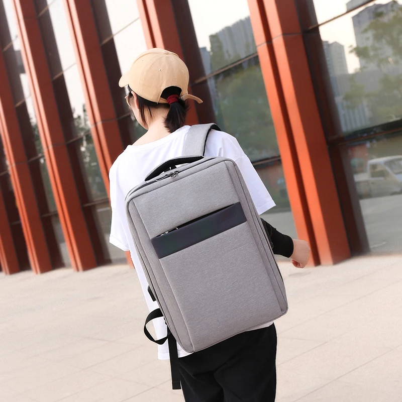 

New design luxury custom laptop anti theft polyester sports bag with USB casual student teens boys girls school backpack, Customized color