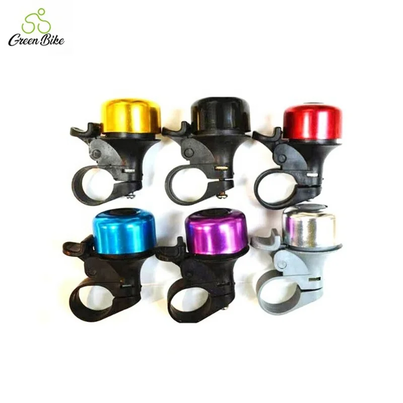 

Mountain Bike Bicycle Horn Color Aluminum Alloy Small Bells Accessories Riding Supplies Equipment Fahrrad Klingel, Red, purple, blue, black, silver, golden yellow