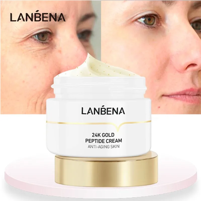 

LANBENA Peptide Anti Wrinkle Facial Cream Snail Cream Anti Aging Skin Care Whitening Lifting Firming Acne Treatment Day Cream