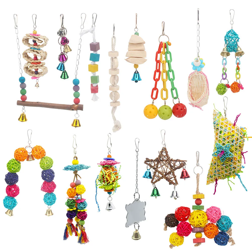 

Pet Toy Swing Stand Budgie Parakeet Cage Bird Accessories and Parrots Toys