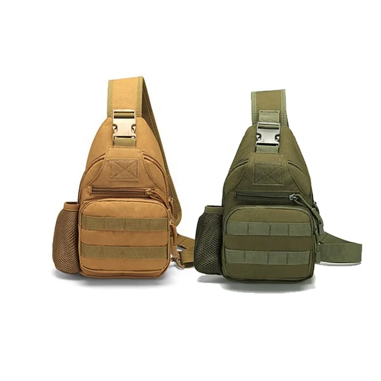 

Multi Function Water Bottle Holder Waterproof Military Outdoor Sport Small Sling Bag, More than 6 colors for reference