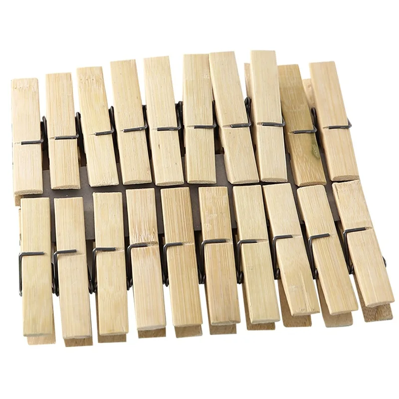 

Durable Long Lasting Clothespins with Natural Colorful Mini Spring Wood Clips for Clothes Photo Paper Peg Pin Craft Clips Party, As picture