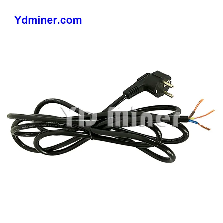 
Antminer Accessories European Plug Mniner Cable for Mining Machine 10A-16A 3x2.5MM 2 electrical power cable cleat 
