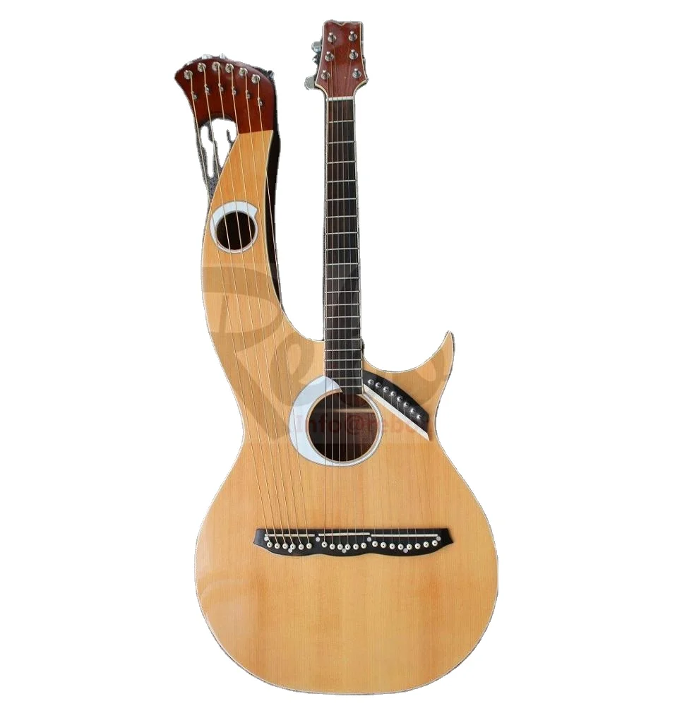 

Weifang Rebon 20 String Harp Acoustic Electric Guitar