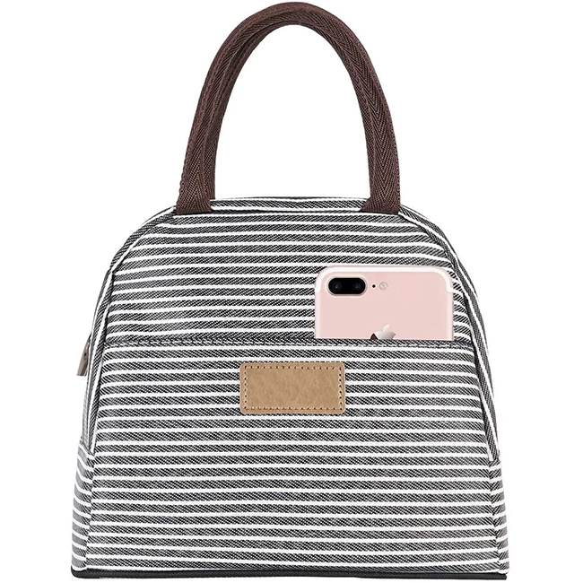 

Portable Lunch Box Travel Picnic Lady Handbag Insulated Thermal Cooler Bag