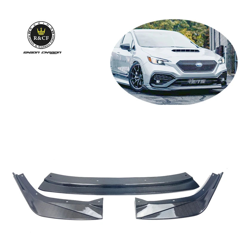 

2022 WRX S4 VA-style Carbon Fiber Front Bumper Lip Spoiler Splitter For Subaru WRX