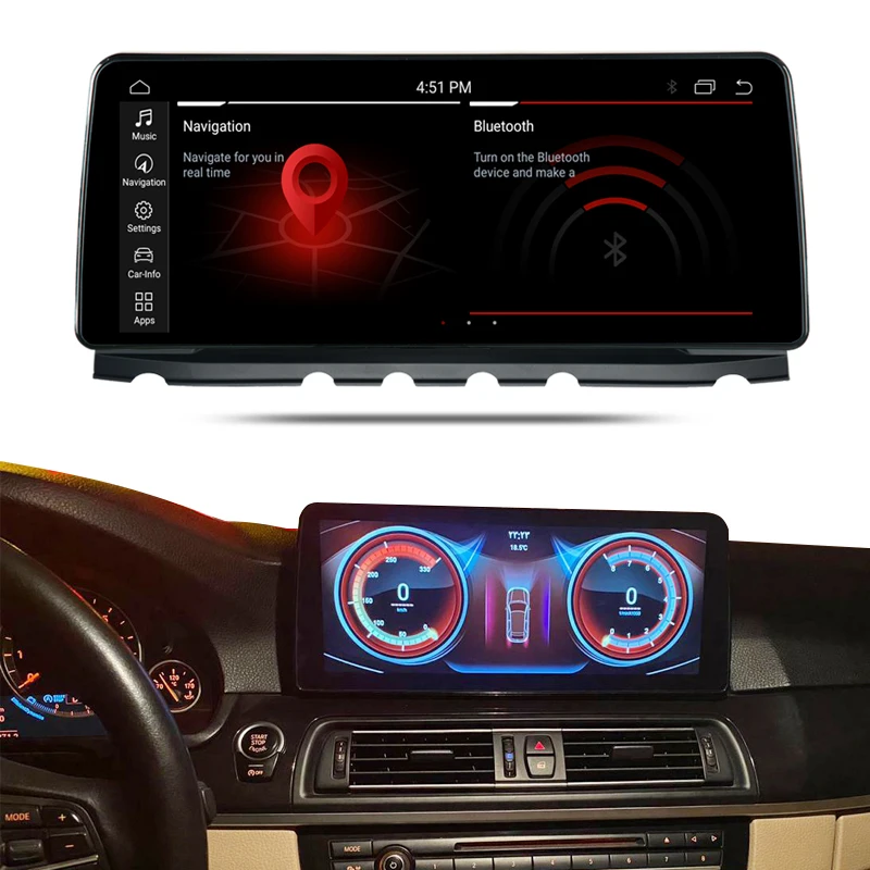 

KANOR 12.3" 1920*720 Blue Ray car display android 10 qualcomm 8core 4+64g video for bmw 7 series f01 f02 f03 f04