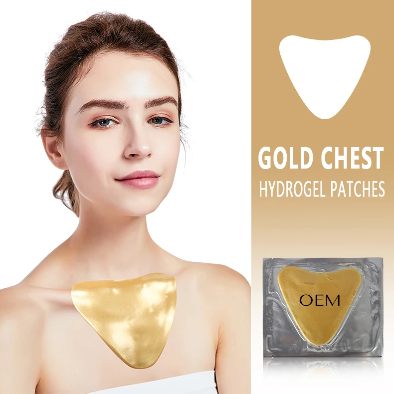 

Decollete Anti Remove Anti-wrinkle Smoothing Tightening Firming Collagen Golden Chest Wrinkle Pad