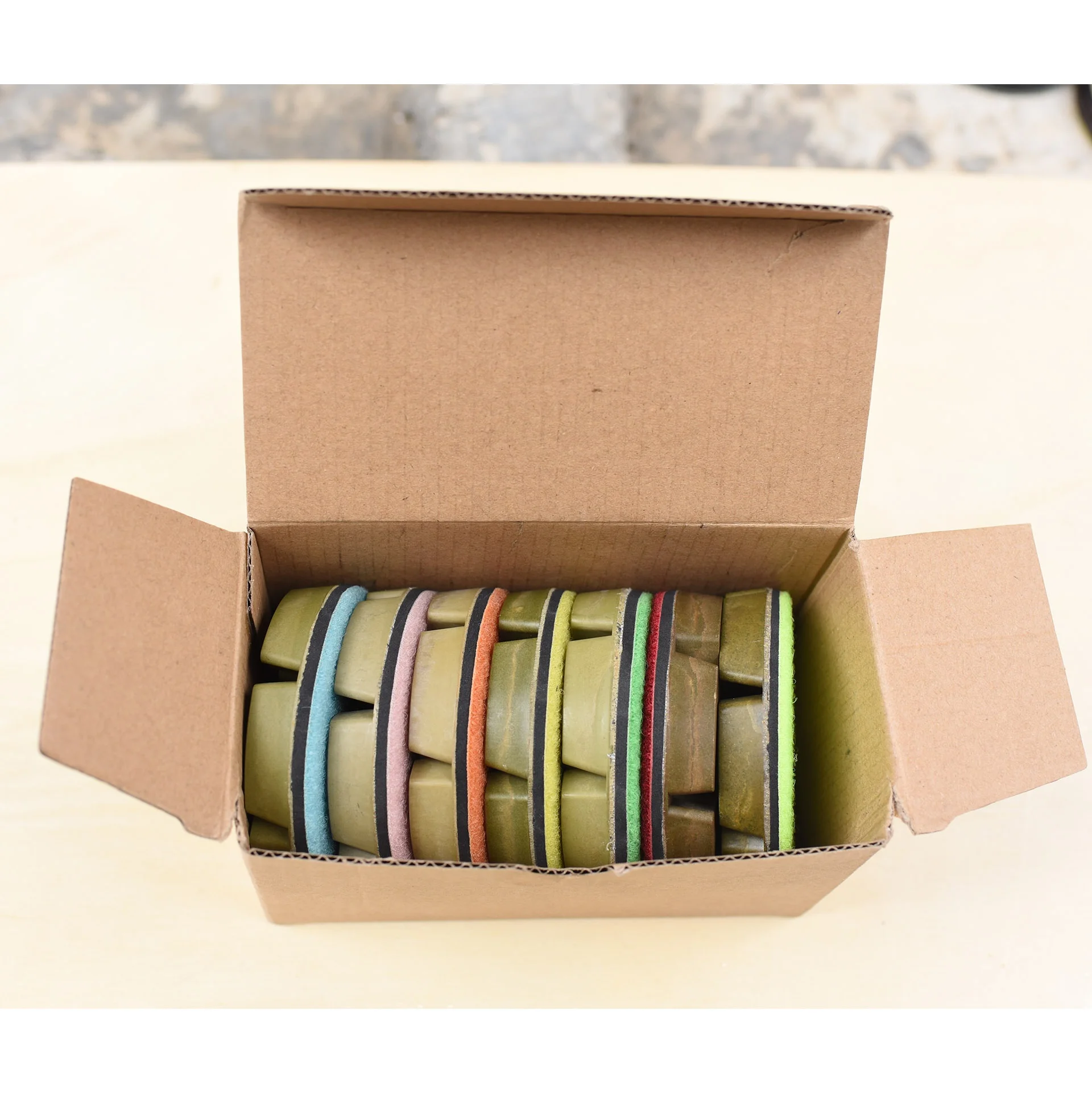 3" diamond ceramic bond pad for concrete floor