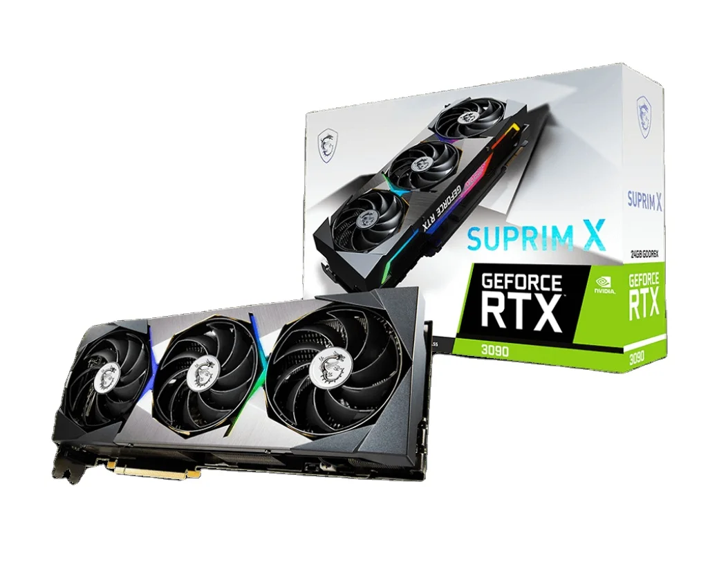 

MSI Graphics Card GeForce RTX 3090 SUPRIM X 24G Video Card Mining GPU RTX3090 For desktop mining