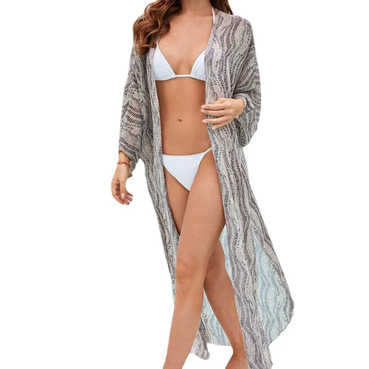 

wholesale factory price fashion sexy printed japan kimono leopard print beach bikini blouse jacket lady