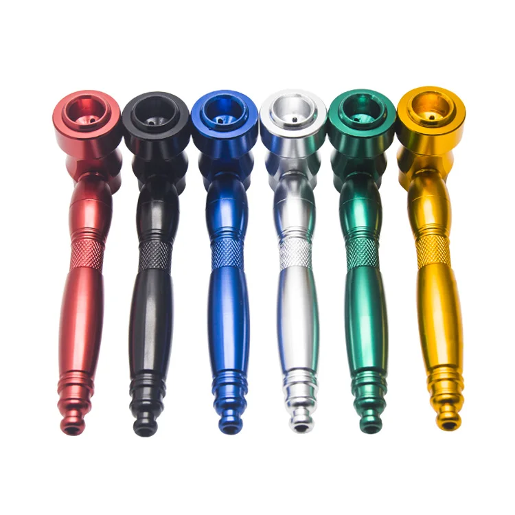 

PA112004 New style Colors Hookah metal pipes smoking weed Tobacco Smoking Pipes weed accessories, Mixed colors