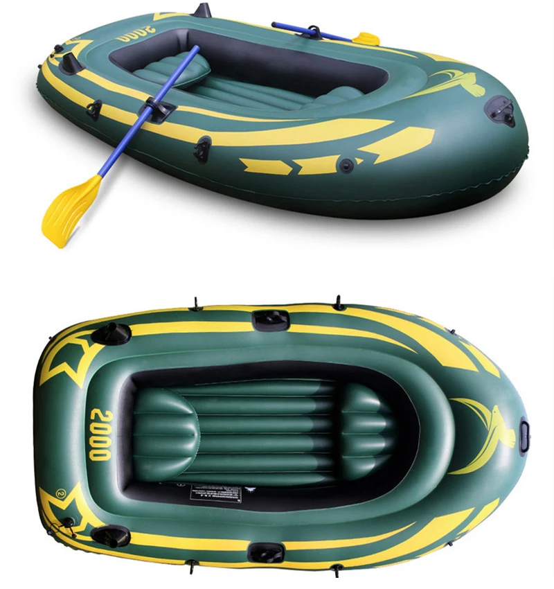 

Wholesale 1-3 Person Fishing Cheap PVC Inflatable Rowing Rubber Boat Custom Foldable Dinghy Inflatable Kayak Boat For Fish