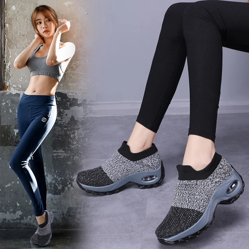 
OEM Comfortable Anti-slip Footwear Women Sport Shoes Outdoor Sport sneakers 