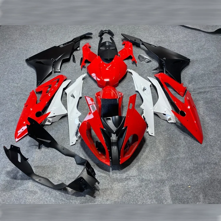 

2021 WHSC Fairing kit With Gloss Red Black And White Painted Color For For BMW S1000RR 2012-2014, Pictures shown