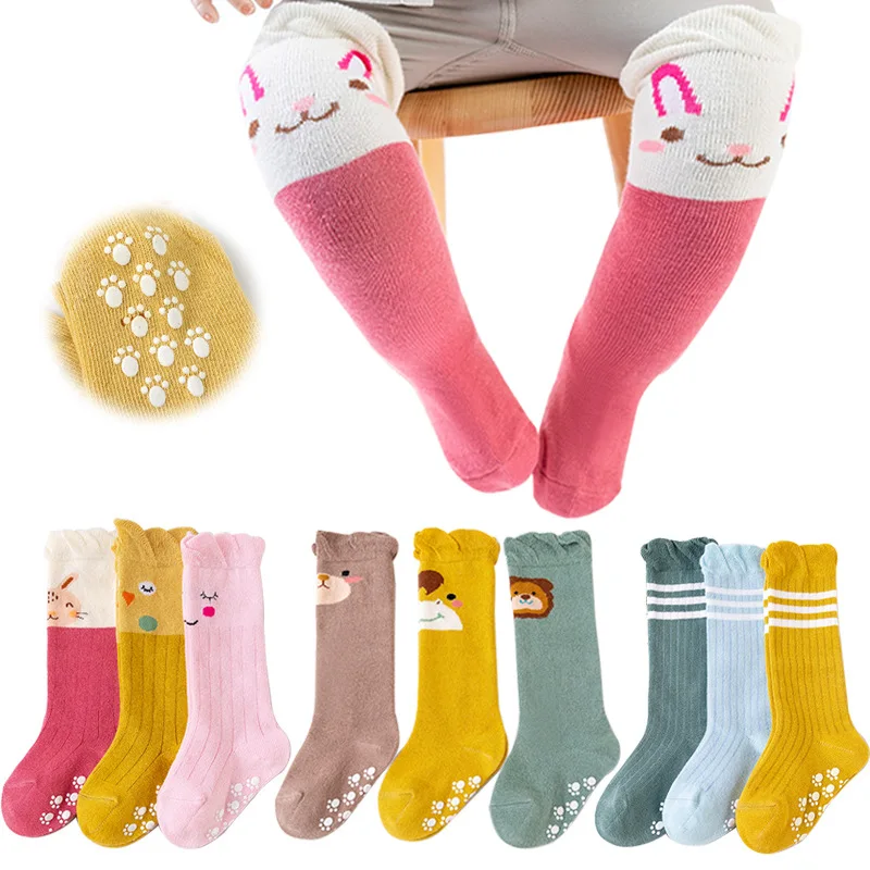 

Wholesale Price Custom Cotton Baby Girl Sock Stockings Cartoon Anti-Slip Newborn Comfortable Winter Baby Soft Floor Socks