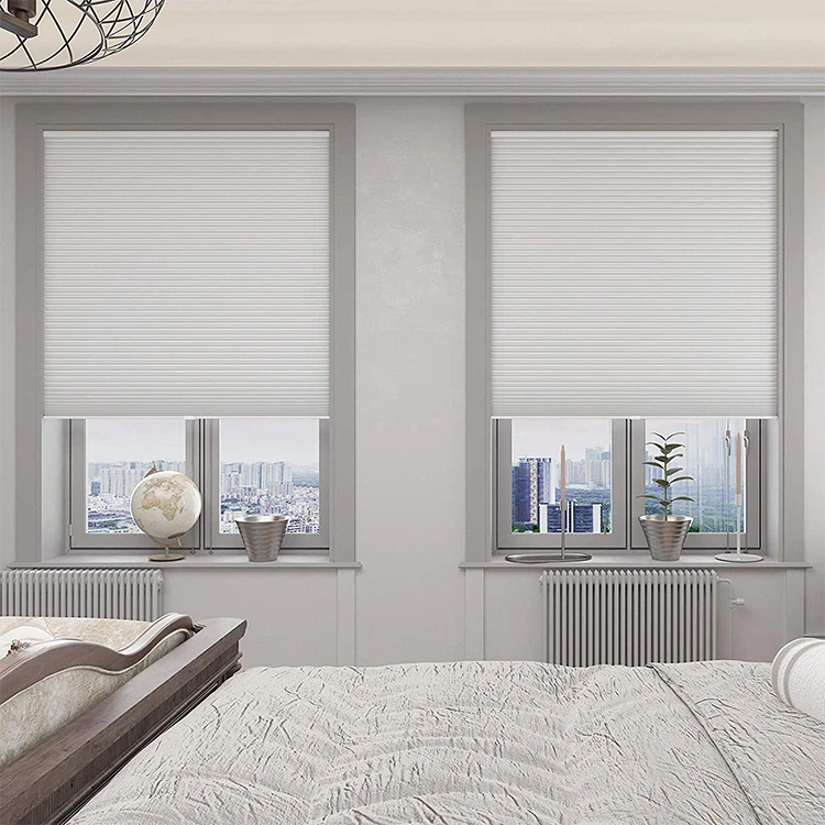 

China Factory Sunscreen Curtain Children Safety Cordless Pleated Cellular Fabric Shades, Customer's request