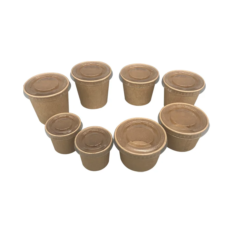 Disposable Souffle Cups 100 Natural Small Portion Eco Friendly Paper