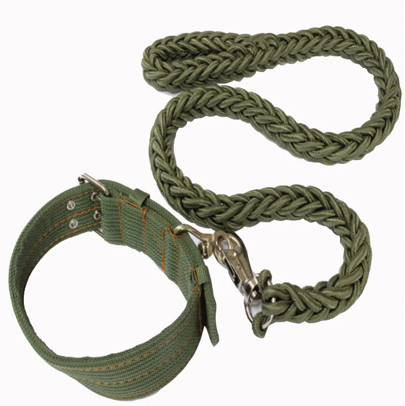 

heavy duty fashion personalised military dog collar handmade pet leash nylon webbing for dog collar, As pictures