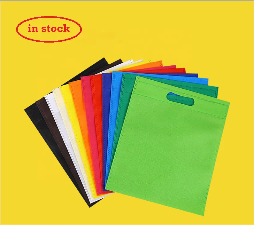 

In stock accept custom logo printing eco friendly no MOQ non woven bag